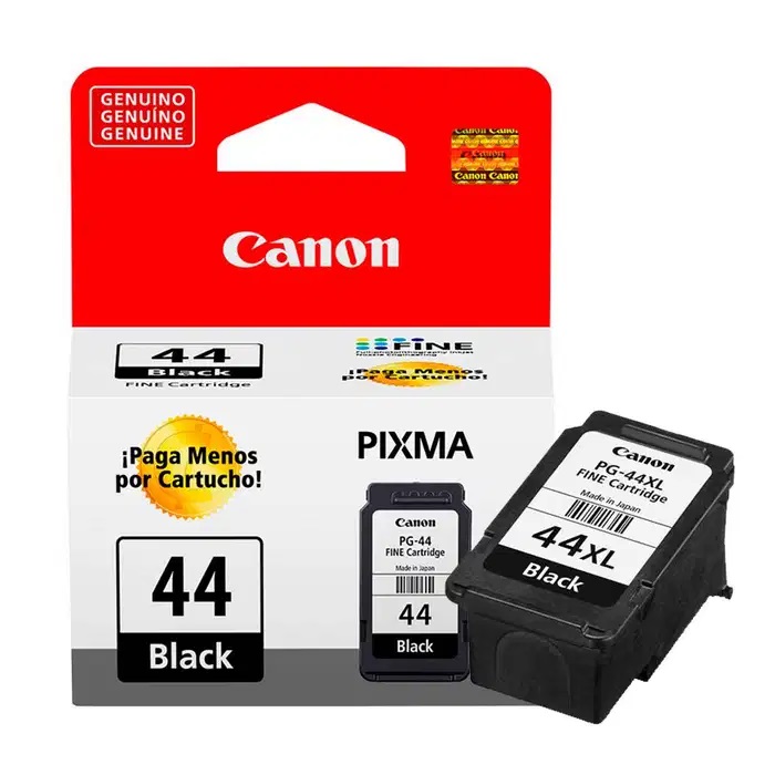 Cartucho Tinta Canon PG-44XL Negro Para Pixma E401 E461 E491 | Dasmitec.pe