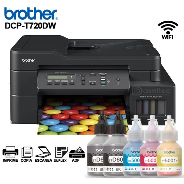 Impresora Multifuncional Brother DCP-T720DW