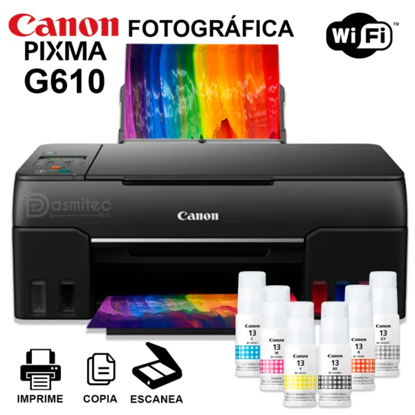 Impresora Fotográfica Canon Pixma G610