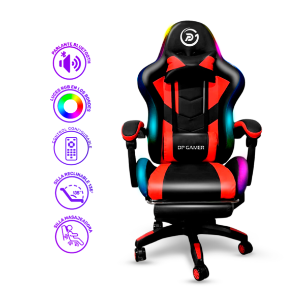 Silla DP Gamer PRO-RD